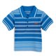 thumbnail image 1 of Polera Bebé Niño Manga Corta Rayas con Cuello Piqué Azul Pillin, 1 of 3