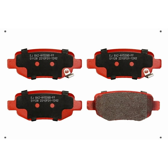 Set Pastillas Frenos Ital Brakes Traseras Para Chery Tiggo 2010 2018
