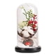 thumbnail image 3 of Adorno De Navidad Artificial Cubierta De Vidrio Para Oficina En Casa Decoración Navide?a Algodón Red Bean, 3 of 5