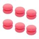 thumbnail image 4 of paquete de 6 unids de alta elasticidad rodillos de bola de pelo rizador de pelo rizado bollo rosa, 4 of 5