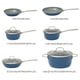 thumbnail image 3 of Juego de utensilios de cocina Sur La Table Cool Commune Hard anodizado, 10 piezas, 3 of 7