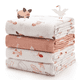 thumbnail image 1 of Manta Momcozy Muselina Para Envolver Bebé Pack De 4 Grande 47" x 47" Unisex, 1 of 3