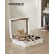 thumbnail image 2 of Watch Box SONGMICS de 10 ranuras con tapa de cristal y almohadas extraíbles, 2 of 6