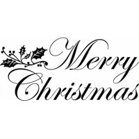 Rienda Libre Graphics - Decomural Merry Christmas Holly Ws-50021