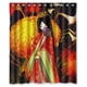 thumbnail image 1 of Cortina de ducha con diseño de chica kimono y ganchos, tamaño 60 x 72 pulgadas, 1 of 3