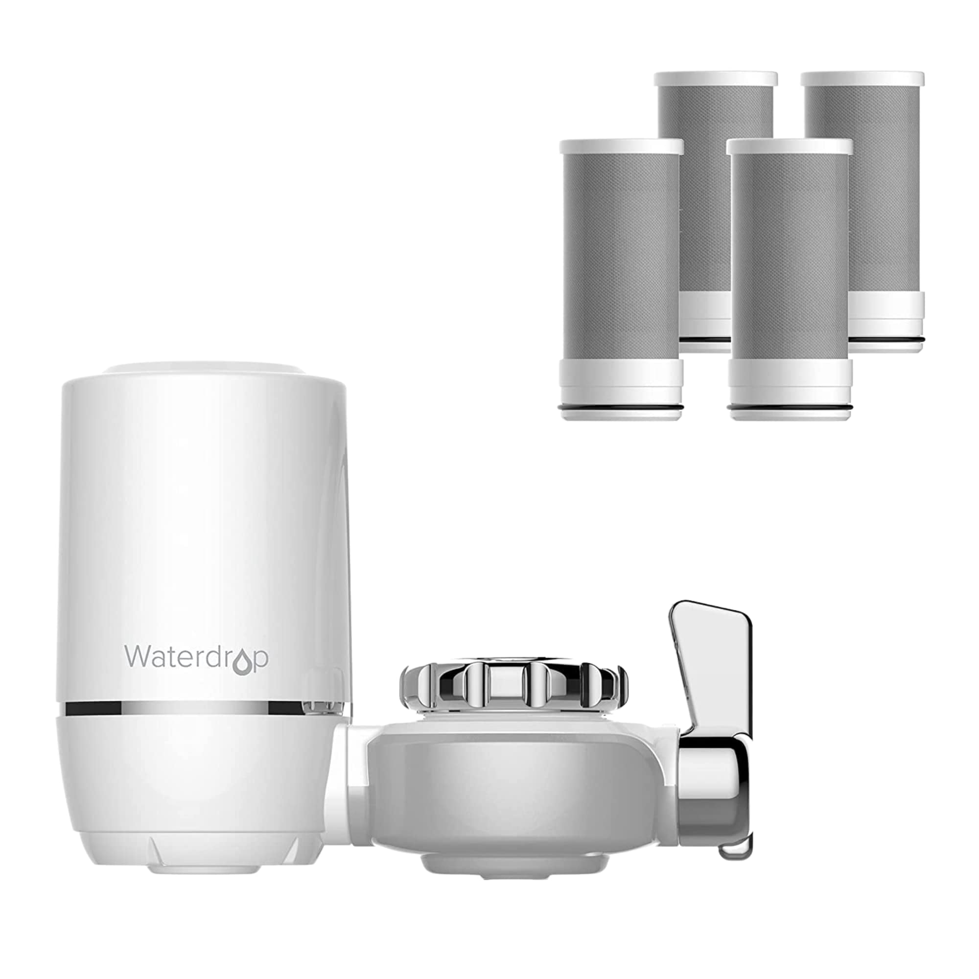 Filtro De Agua Waterdrop Para Grifo De Fregadero 1200 L Con 4 Filtros