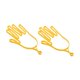 thumbnail image 1 of 2 Soportes Para Camilla De Guantes De Golf Para Mantenimiento En Exteriores., 1 of 5
