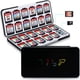 thumbnail image 1 of Estuche para tarjetas de juego para Nintendo Switch y Switch OLED, soporte portátil para juegos con 24 ranuras para cartuchos de juego y 24 ranuras para tarjetas Micro SD, 1 of 8