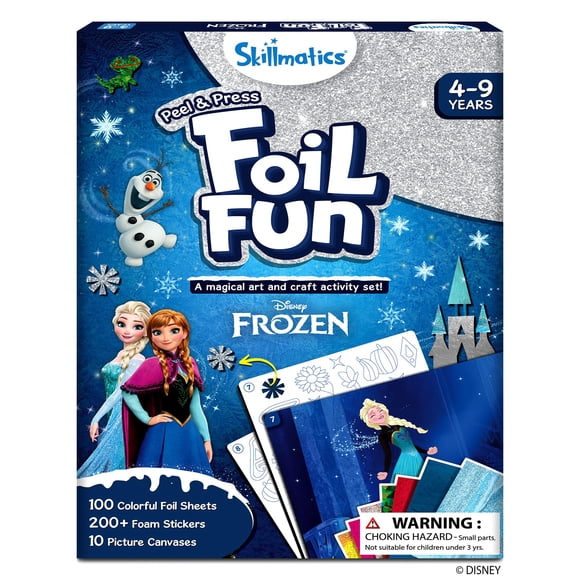 Kit de manualidades Skillmatics Foil Fun Disney Frozen para 4-9 años