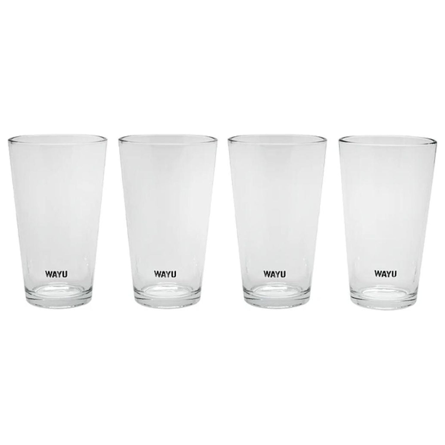 Wayu - Set 4 Vasos Vidrio