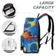 thumbnail image 4 of Pollito Pequeño-theme Backpack, Campus style schoolbag Bookbag with Adjustable Shoulder Straps And Large Zip Compartment, Unisex Travel Bags.42x30x15cm, 4 of 6