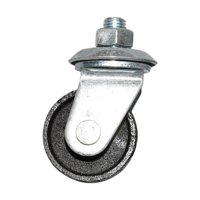 Magideal - Rueda Giratoria Para Gato Hidráulico Rueda De Sustitución Accesorio Metálico Robusto Fácil Montaje Adecuada Para Reparación De Vehículos Talleres Prof Rosca De 16 Mm Para 4 Toneladas