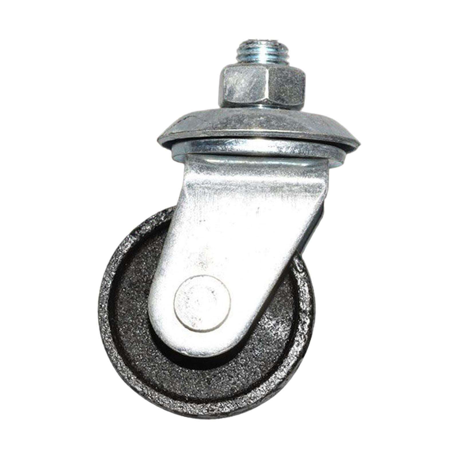 Magideal - Rueda Giratoria Para Gato Hidráulico Rueda De Sustitución Accesorio Metálico Robusto Fácil Montaje Adecuada Para Reparación De Vehículos Talleres Prof Rosca De 16 Mm Para 4 Toneladas