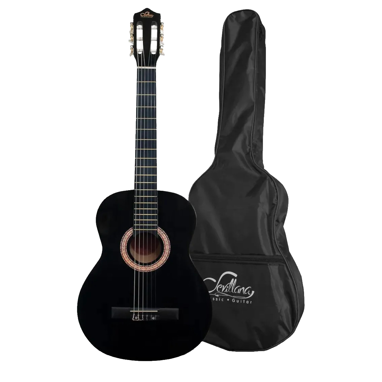 Guitarra Acustica 39"" Sevillana 08448 Black