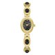 thumbnail image 1 of Reloj Bertha Rosalie en acero inoxidable dorado y negro, caja de 19,6 mm, 1 of 10