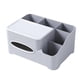 thumbnail image 2 of Caja De Pa?uelos De Moda Moderna Soporte De Plástico Organizador De Artículos Diversos De Escritorio Gris, 2 of 5