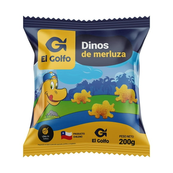 Merluza forma de Dinos, 200 g