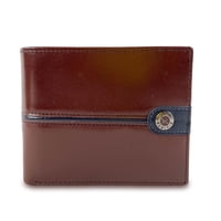 Billetera Invictus 576 Marrón/Azul Gino Rodinis