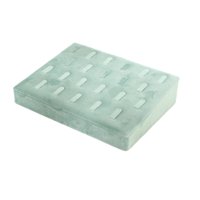 Magideal - Almacenamiento Organizador De Joyas, Exhibición De Inserción De Cajón De Joyería De Terciopelo Para Exhibición De Tienda, Mostrador De Tienda, Regalo , Bandeja De Bandeja De Anillos Verdes