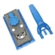 thumbnail image 4 of plantilla bolsillo taladro redondo tenon localizador carpintería carpintería herramienta de unión, 4 of 5