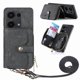 thumbnail image 3 of Funda Tipo Cartera con Correa Cruzada para Xiaomi Redmi Note 13 Pro 4G Protección Contra Golpes Negro, 3 of 6