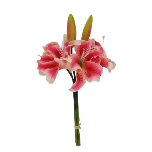 Ramo De Lilium Rosado 43cm