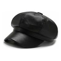 Mercado Cbf - Gorra Femenina Estilo Boina Callejera, Moda Urbana Sombrero Negro Talla Unica
