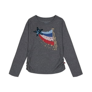 Camiseta Tommy Hilfiger De Manga Larga Para Niñas Con Logotipo De 8 A 10 Años
