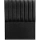 thumbnail image 2 of respaldo Tubular al piso Felpa Negro 2 plaza, 2 of 4