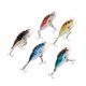 thumbnail image 2 of Los insectos del se?uelo de la pesca de la forma de la cigarra 5pcs atraen los crankbaits con los ganchos del vmc, 2 of 3