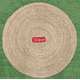 thumbnail image 2 of Alfombra Yute Tejida A Mano 120cm Fibra Natural Boho, 2 of 3