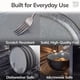 thumbnail image 4 of Juego de Vajilla PURE LIVING 24 piezas de Loza Gris Oscuro, 4 of 9