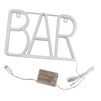 Magideal - Letrero De Neón Para Bar, Luz De Neón Led, Letrero De Luz De Neón Con Barra De Letras Usb Para Bar, Decoración De Pared, Letreros Iluminados Colgantes , Azul