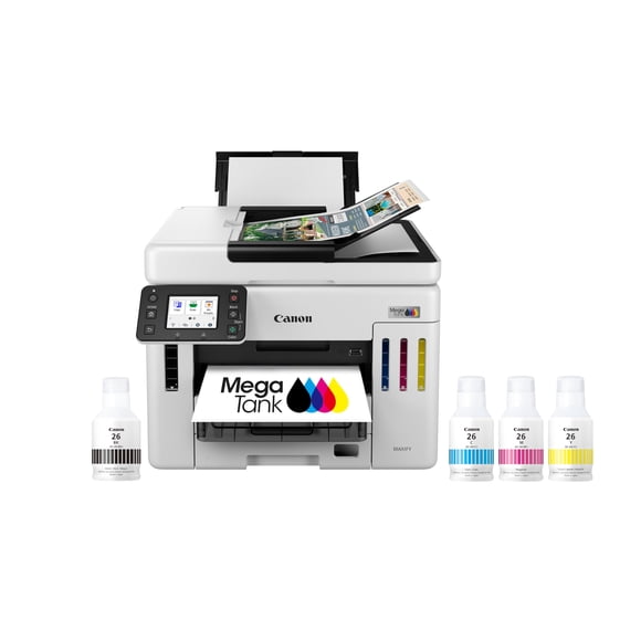 Impresora Canon Megatank GX7120 Inalámbrica Multifunción Blanca
