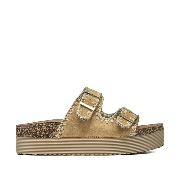 Sandalia Estilo Chala Casual Plataforma Mujer Weide QIU387