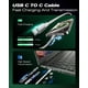 thumbnail image 5 of Cable USB C a USB C SwaggWood, paquete de 5 [1/2/3/3/5 m], carga rápida de 60 W, 5 of 7