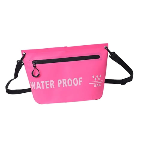 Magideal - Bolsa Seca, Bolsa Cruzada Impermeable, Bolsa Organizadora De Cosméticos, Bolso De Hombro, Bolso Para Pesca, Deportes Acuáticos, Natación Al Aire Libre Rosa