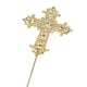 thumbnail image 3 of Glitte Cross Cake Topper Cake Topper Accesorio Para Aniversario Bebé Niños Oro, 3 of 5