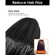 thumbnail image 5 of Gorro de ducha Aquior con forro de felpa impermeable para mujer, negro, 5 of 9