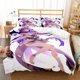 thumbnail image 2 of Genshin Impact Raiden Shogun Pillowcase Bedding Bag Cartoon 3 Pcs Set Anime Customize Bedding Decoration Cute Quilt Cover, 2 of 5
