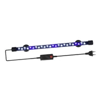 Ioensy - Lámpara De Tira De Barra De Piscina De Luz Led Para Acuario Luces Azules Y Blancas Impermeables Ue 38Cm