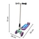 thumbnail image 5 of Scooter Infantil 4 Ruedas Ajustable Niño Estable Morado, 5 of 8