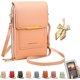 thumbnail image 1 of Bolso bandolera mujer pantalla táctil cuero RFID cartera cruzada antirrobo correa hombro, 1 of 7