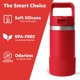 thumbnail image 5 of Funda de silicona roja para botellas Yeti 12 oz y 18 oz – Jmoe USA, 5 of 7