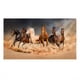 thumbnail image 1 of 1pc 15.7*31.5in/40cm*80cm Frameless Seven Running White Horse Animals Wall Poster, Home Decor, Canvas Painting, 1 of 4