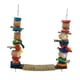 thumbnail image 1 of Juguete columpio para masticar pájaros, loros, jaula colgante, hamaca para loros, soporte de jaula de madera, percha para periquitos, cacatúas y otros, 1 of 5
