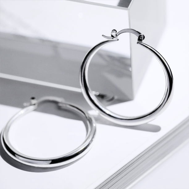 Gorgeous Lightweight Oval Hoop Earrings: Perfect for Women & Girls' Daily Decorations!