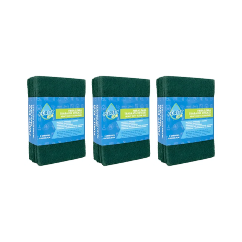 Purity - Pack 15 Esponja Abrasiva Profesional | Remoción Intensa Y Duradera