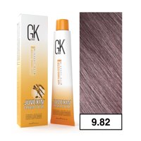 Gkhair - - Tintura Cream Color Permanente Vegana 100Ml + Oxidante - 9.82 Rubio Muy Claro Moka Irisado