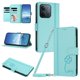 thumbnail image 1 of Funda Cartera Trébol para Xiaomi Poco C85 5G con Ranuras Tarjetas y Carga Inalámbrica Verde menta, 1 of 6